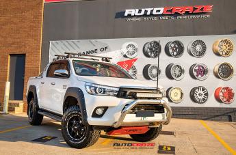 TOYOTA HILUX N80 4WD GD07 MATTE BLACK MILLED